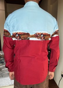 vintage Gabbana By Akhbar pearl snap shirt