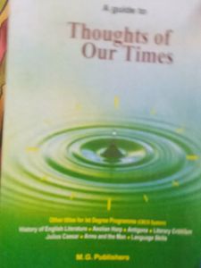Thoughts Of Our Times Guide