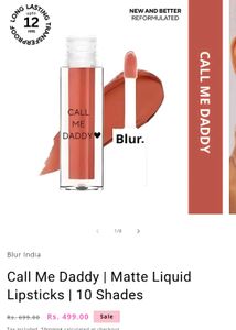 Blur New Lipstick