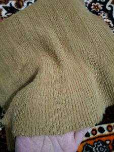 Elegant woolen Knit Midi Dress