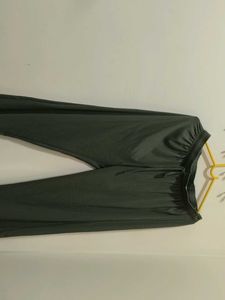Olive Green Ribbed Lounge Pants