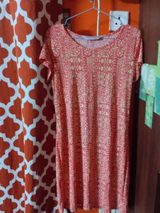 Patterned Casual Dress