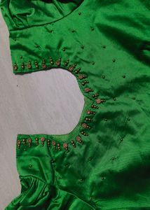 Onam Blouse 💚with Bead Work🥰