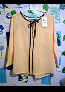 Elegant Bow Tie Blouse