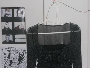 Sparkly Black Long Sleeve Dress