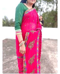 Handloom Silk Saree Ke Sath New Free Sare