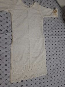 Very Soft Sequin Embroidery Work Wear Kurti Top