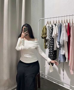 Off-Shoulder White Top