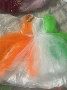 Tiranga Dress for Girls