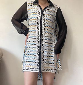 Long Button Up Top