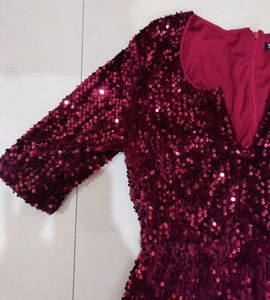 Shein Velvet Party Dress M