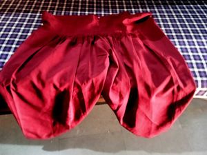 Red Kurta And Shalwar