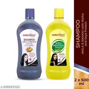 Herbal Amla Sikakai Shampoo and Soya Protein