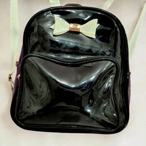 Trendy Black  Backpack–Stylish School &amp; Casual Bag