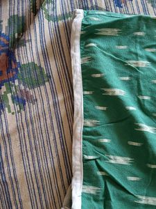 Green Patterned Shorts