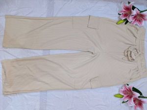 Beige Cargo Pants