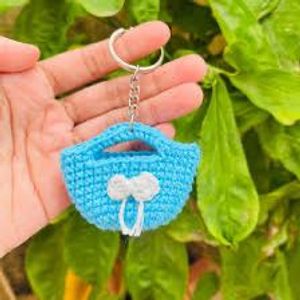 Crochet Bag Keychain