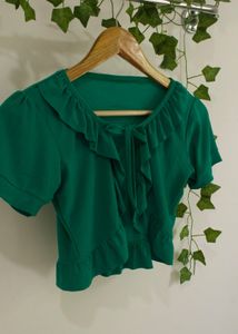 Ruffled Bolero Shrug