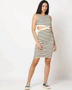 Striped Bodycon Dress
