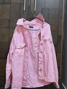 Pink Denim Jacket