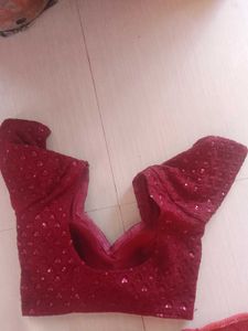 Beautiful Stiched Lehega With Padded Stich Blouse