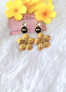 Handmade Customised Flower Earrings Studs