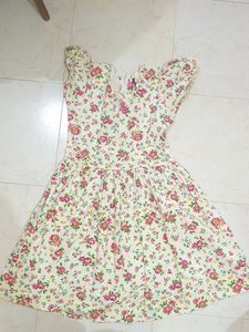 Floral Print Fit & Flare Dress