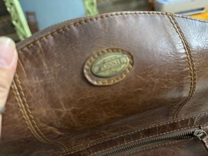 Pure Leather Fossil Original Unisex Backpack