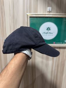 Asics Unisex Black Cotton Baseball Cap