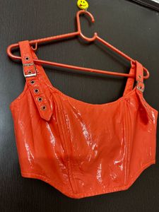Orange Hot Crop Top