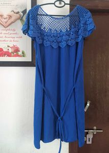 Blue Lace Dress