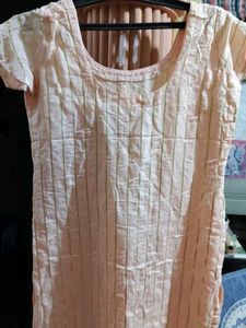 Peach Kurta