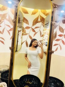Grey Slit Dress