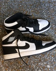 Nike panda high tops