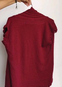 Burgundy Knit Cardigan❤️