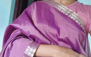 Silk Saree With SIlver Work