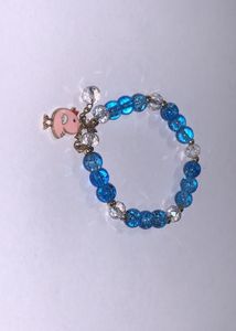 Beaded Bracelet with Charm
