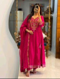 New Arrival of Premium Anarkali Kurti Set