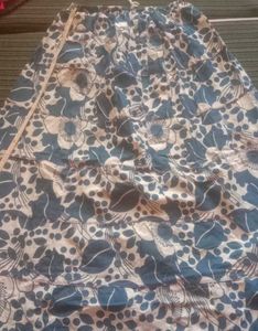 Navy Blue Long Ethnic Skirt