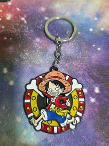 One Piece Luffy Fidget Spinner Keychain