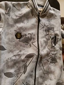 Stylish Floral Print Jacket