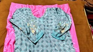 Floral Print Kurti Salwar