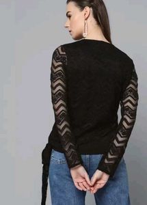 Black Lace Top