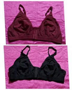 Combo Of 2 Alina Brand Front Open Bra Size 44D