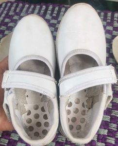 Girls White Shoes For School