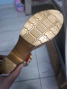 Red And Golden Heels