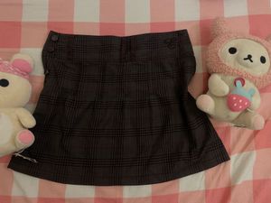 Anime Chequered Skirt