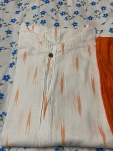 White Kurti With Plazo