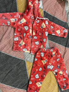 Combo Of 3 Woollen Baby Suit & muffler