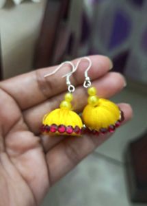 Three Pair Handmade New Jhumka